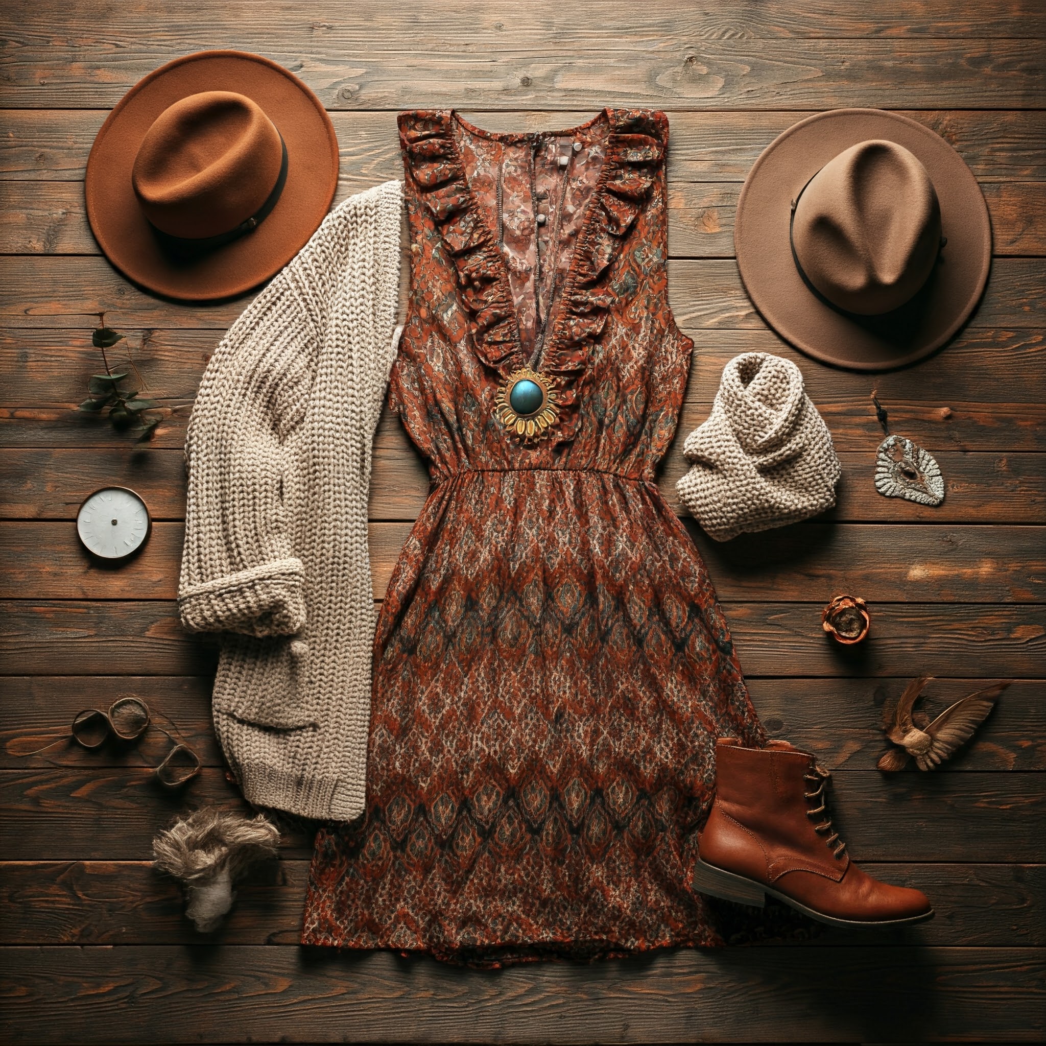 Hipster fashion style