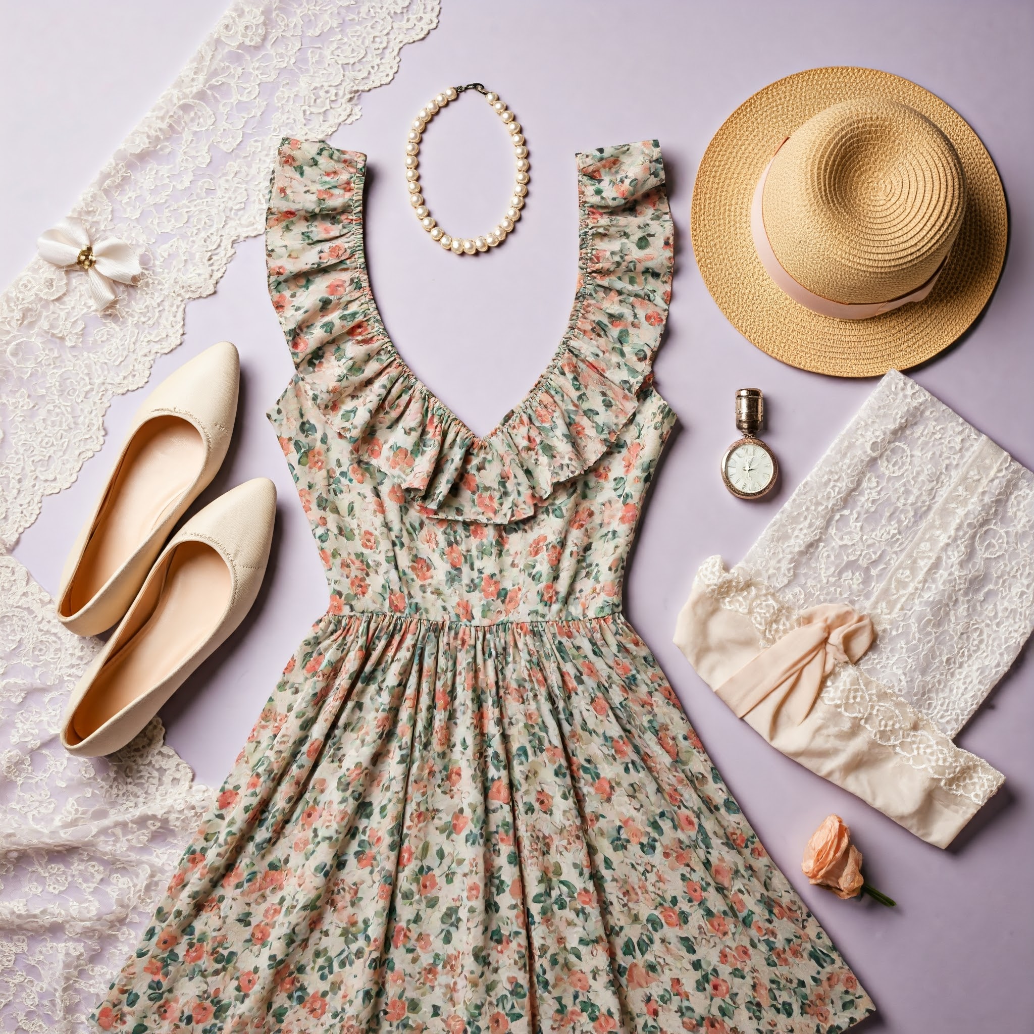 Romantic fashion style